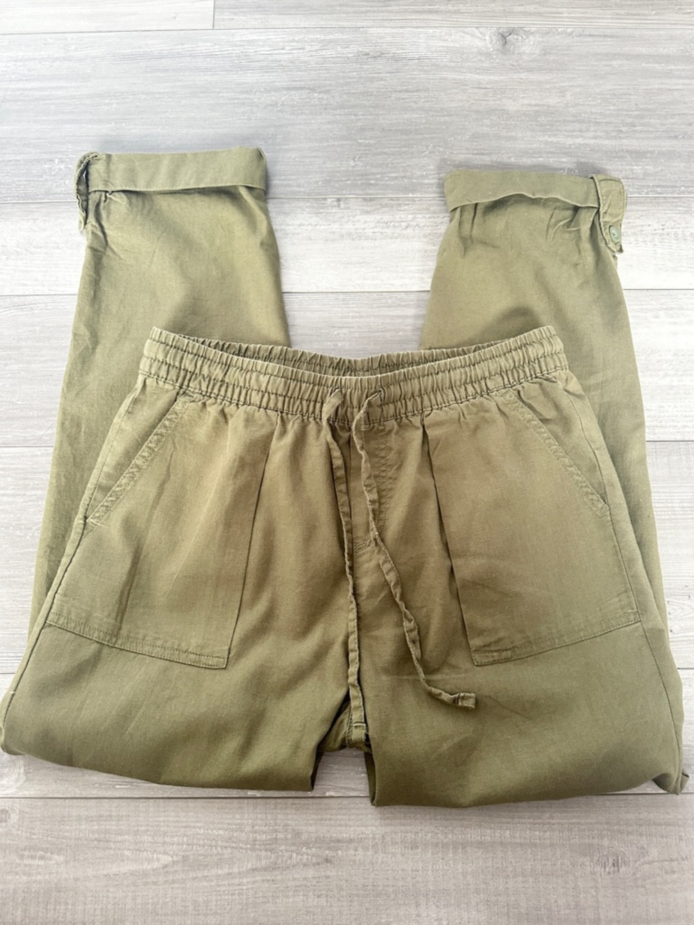 Joe fresh linen blend pants green - Picture 4 of 5